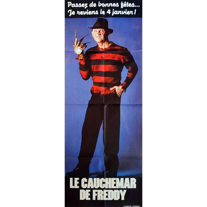 LE CAUCHEMAR DE FREDDY Affiche de film 60x160 cm - 1988 - Robert Englund, Renny Harlin