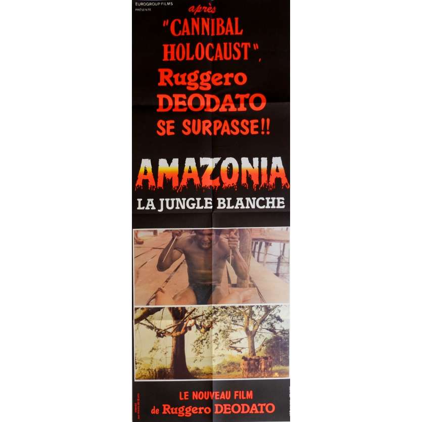 AMAZONIA Affiche de film  60x160 cm - 1985 - Lisa Blount, Ruggero Deodato