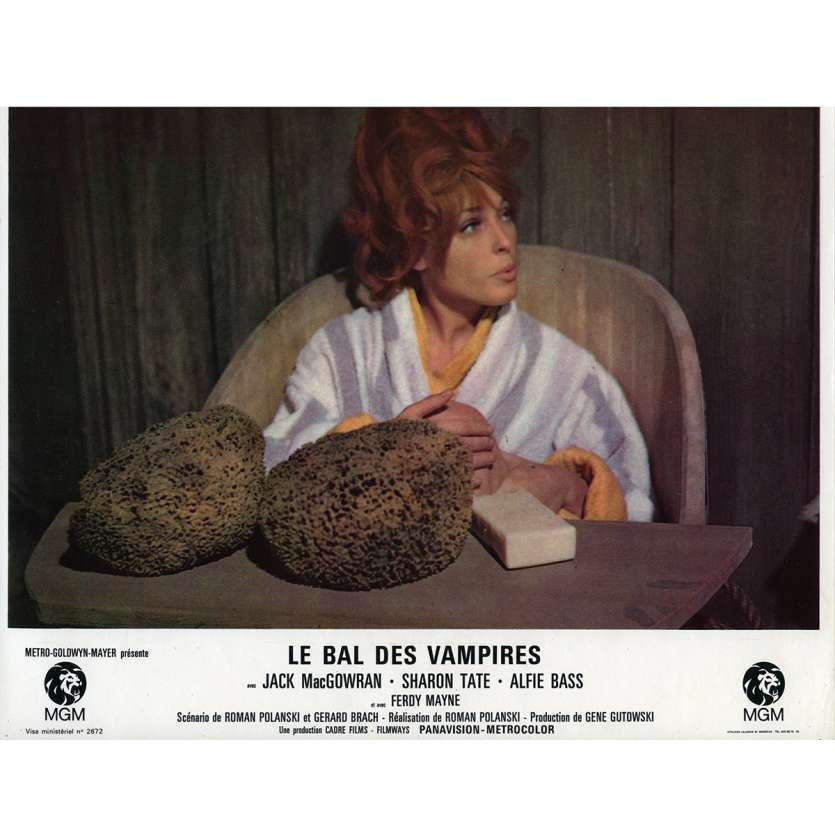 THE FEARLESS VAMPIRE KILLERS Lobby Card N1 9x12 in. French - 1967 - Roman Polanski, Sharon tate