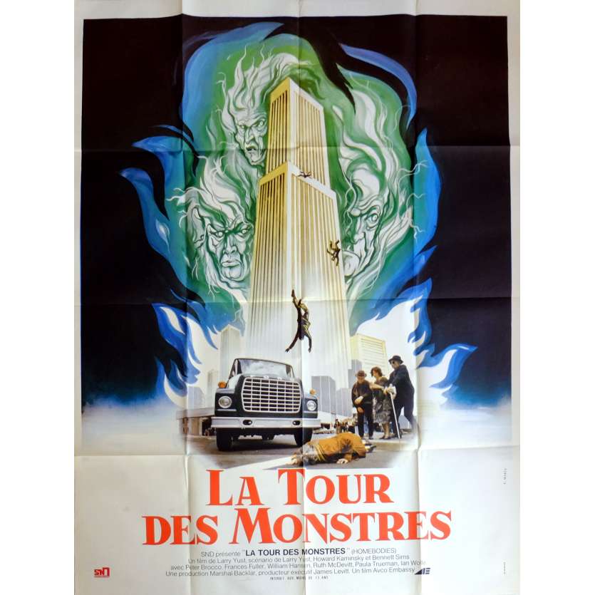 HOMEBODIES Movie Poster 47x63 in. French - 1974 - Larry Yust, Peter Brocco