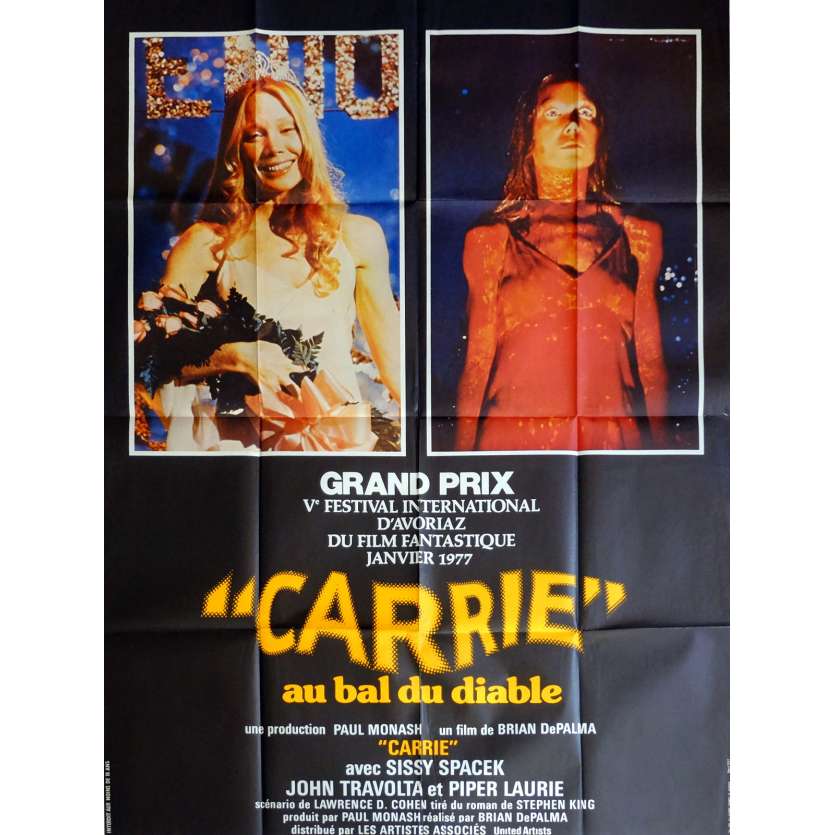 CARRIE Affiche de film  120x160 cm - 1976 - Sissy Spacek, Brian de Palma