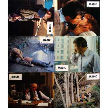 MAGIC Lobby Cards x6 9x12 in. French - 1978 - Richard Attenborough, Anthony Hopkins