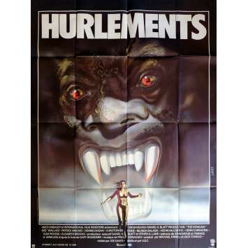 HURLEMENTS Affiche de film 120x160 cm - 1981 - Patrick McNee, Joe Dante HURLEMENTS Affiche de film 120x160 cm - 1981 - Patrick McNee, Joe Dante