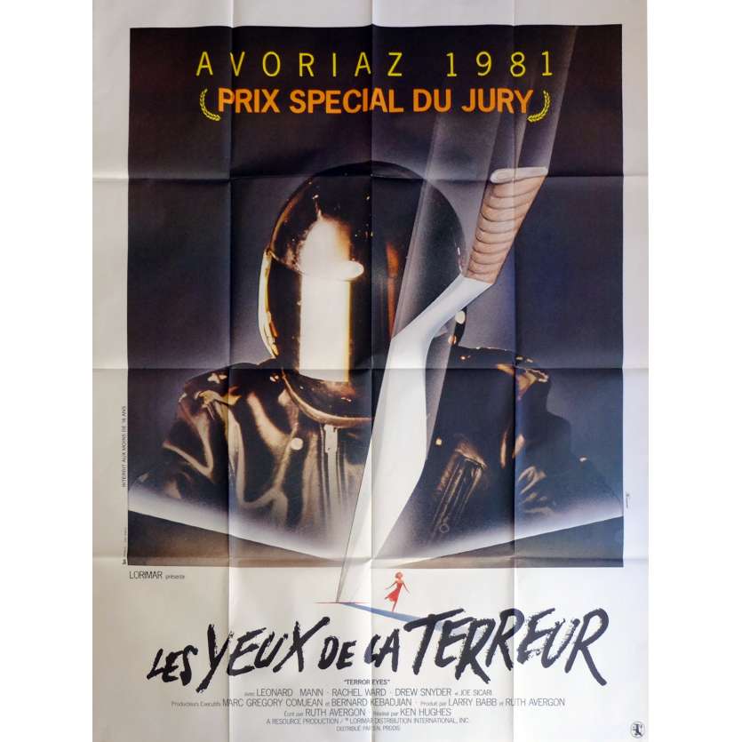 LES YEUX DE LA TERREUR Affiche de film  120x160 cm - 1981 - Leonard Mann, Ken Hughes