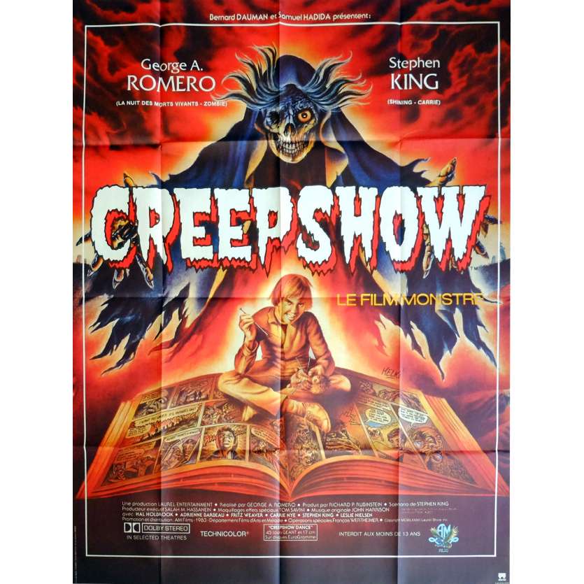 CREEPSHOW Affiche de film  120x160 cm - 1982 - Stephen King, George A. Romero