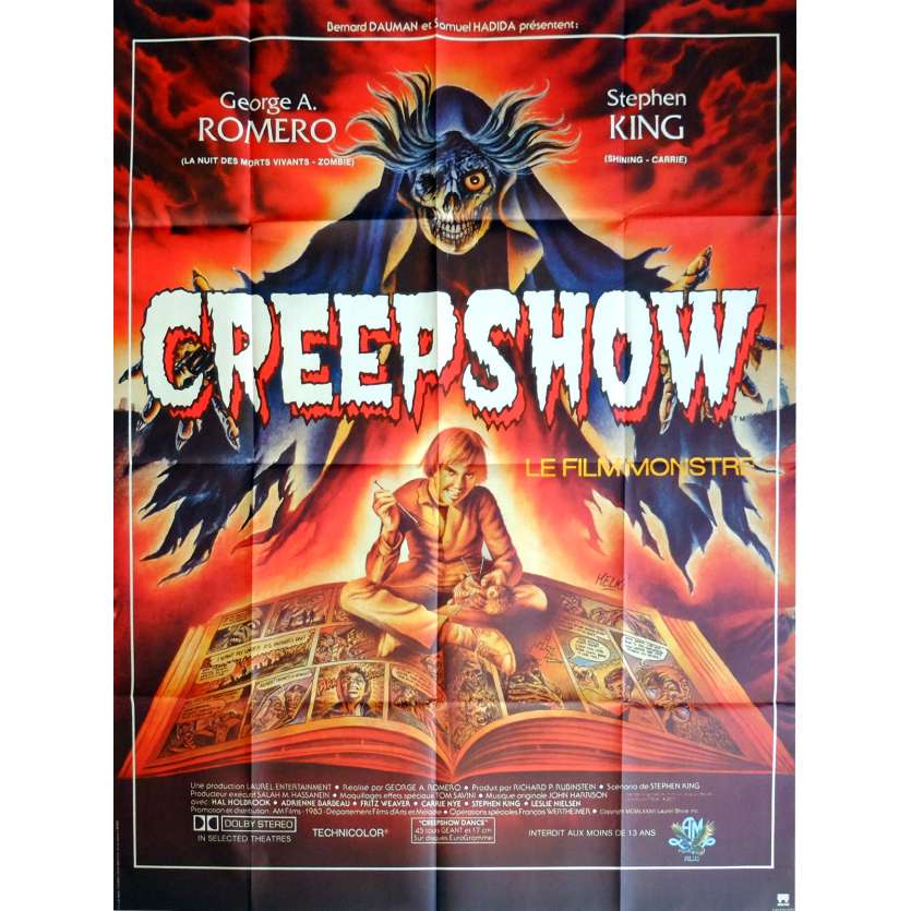 CREEPSHOW Movie Poster 47x63 in. French - 1982 - George A. Romero, Stephen King