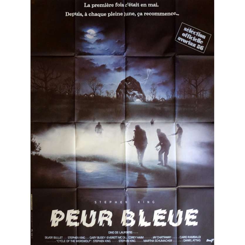SILVER BULLET Movie Poster 47x63 in. French - 1984 - Daniel Attias, Gary Busey