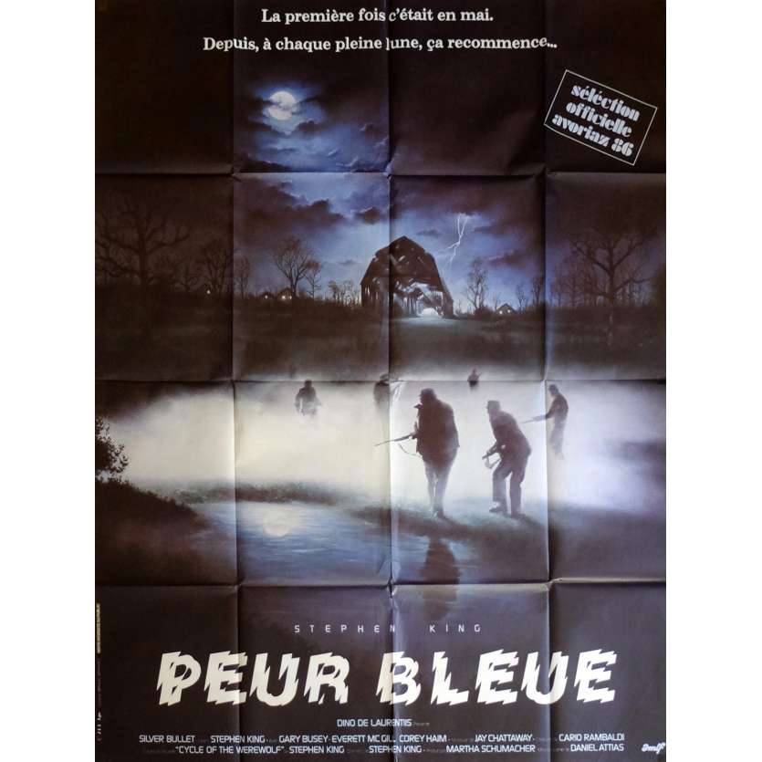 SILVER BULLET Movie Poster  47x63 in. French - 1984 - Daniel Attias, Gary Busey