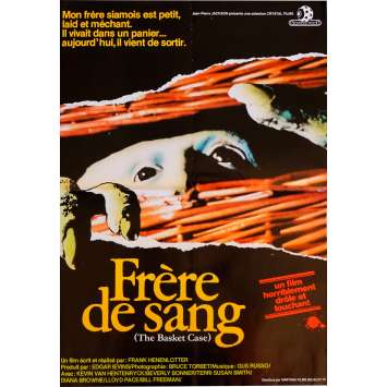 FRERE DE SANG Affiche de film 40x60 cm - 1982 - Kevin van Hentenryck, Franck Henenlotter