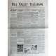 BACK TO THE FUTURE III Newspaper Prop - Hill Valley Telegraph