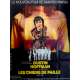 LES CHIENS DE PAILLE Affiche de film 120x160 cm - 1971 - Dustin Hoffman, Sam Peckinpah