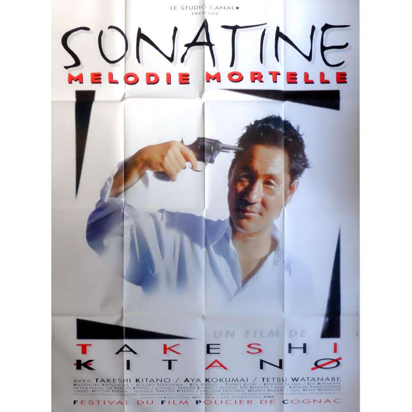 SONATINE Affiche de film 120x160 cm - 1993 - Aya Kokumai, Takeshi Kitano