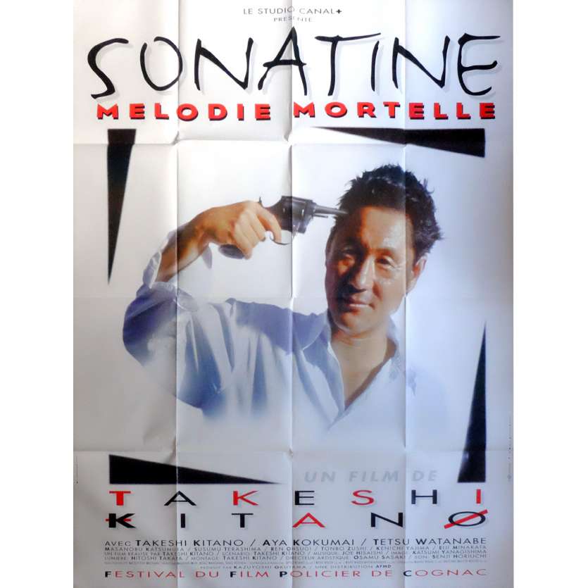 SONATINE Movie Poster  47x63 in. French - 1993 - Takeshi Kitano, Aya Kokumai