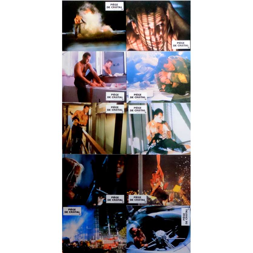 DIE HARD Lobby Cards x10 9x12 in. French - 1988 - John McTiernan, Bruce Willis