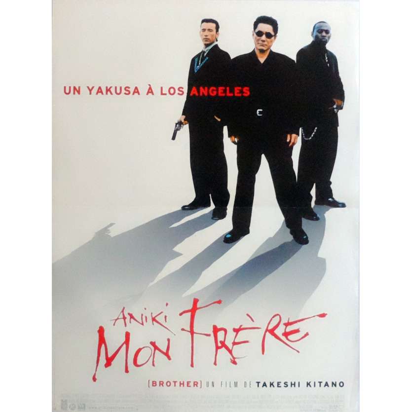 BROTHER Movie Poster 15x21 in. French - 2000 - Takeshi Kitano, Omar Epps