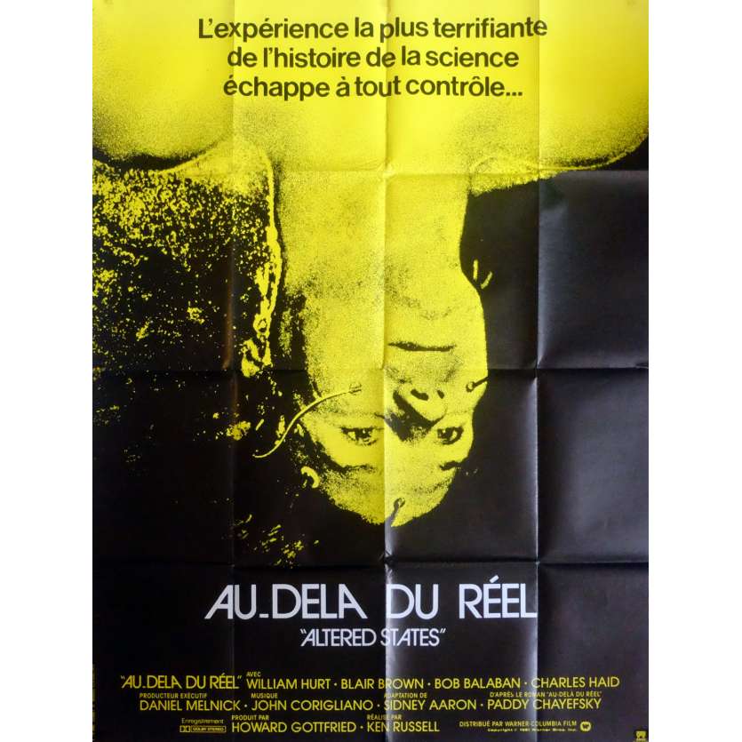 ALTERED STATES Movie Poster 47x63 in. French - 1980 - Ken Russel, William Hurt