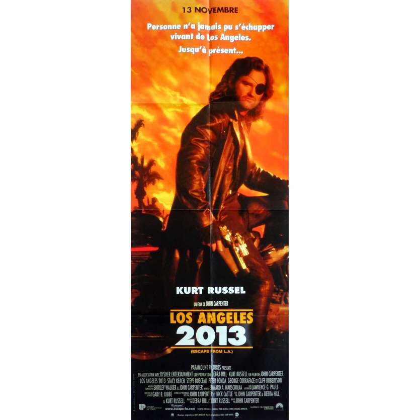 LOS ANGELES 2013 Affiche de film 60x160 cm - 1996 - Kurt Russel, John Carpenter