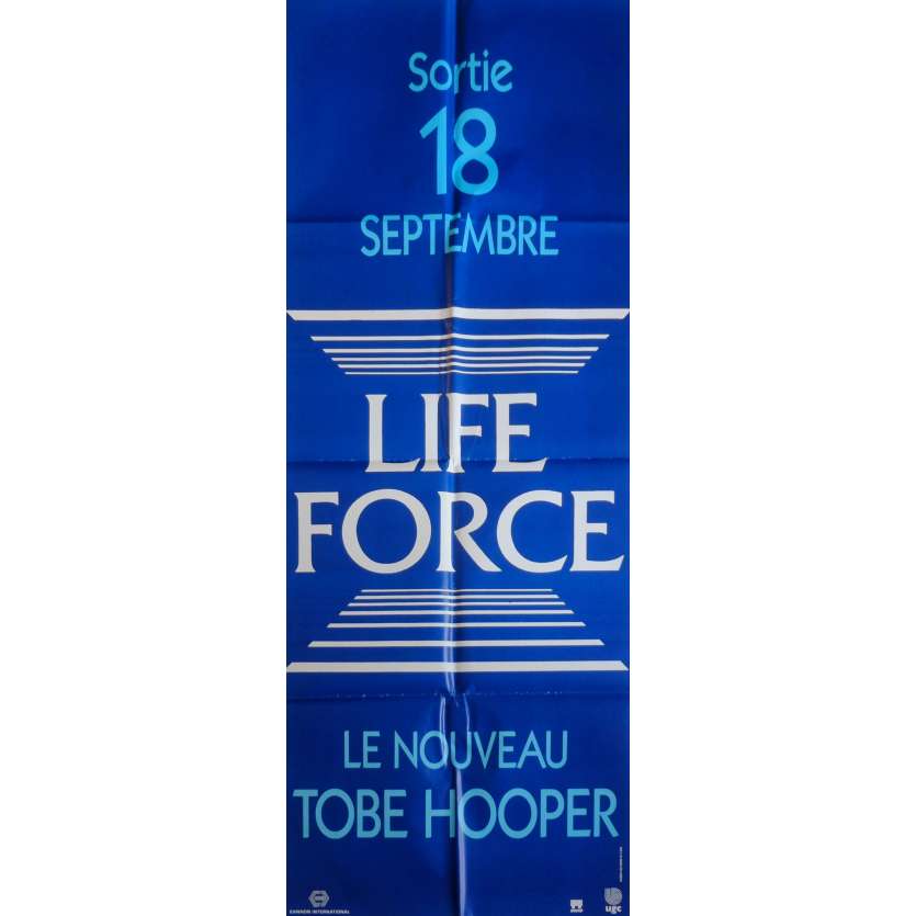 LIFEFORCE Movie Poster 23x63 in. French - 1985 - Tobe Hooper, Mathilda May