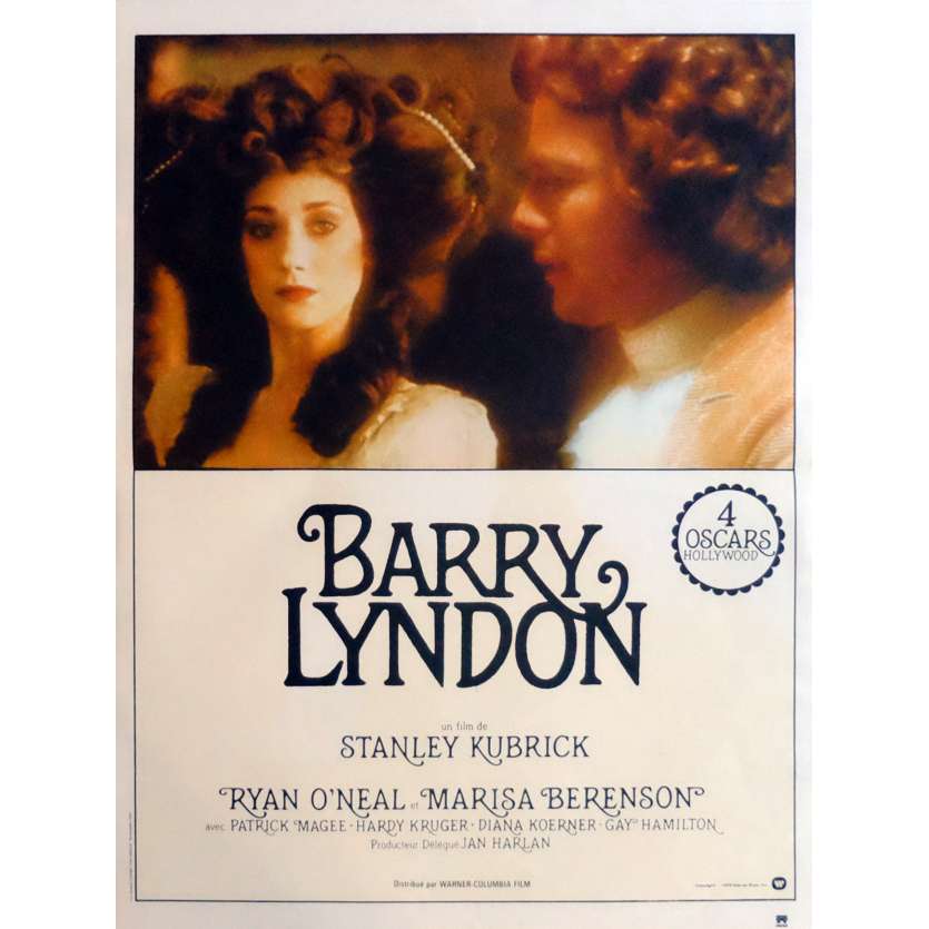 BARRY LYNDON Affiche de film 40x60 cm - R1980 - Ryan O'Neil, Stanley Kubrick