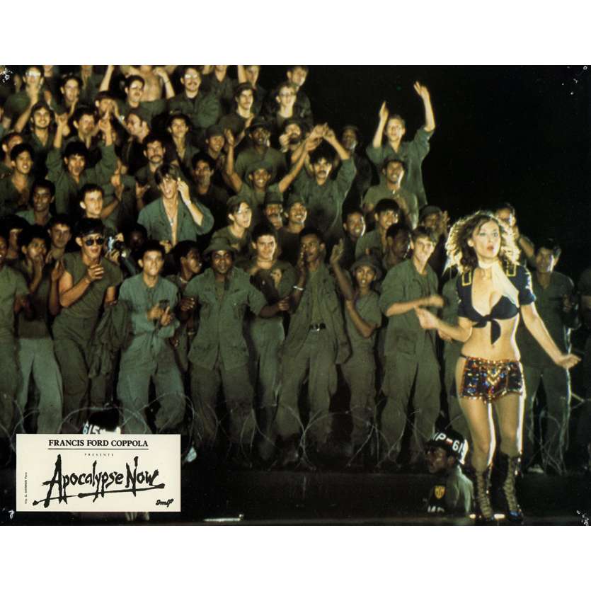 APOCALYPSE NOW Lobby Card N3 9x12 in. French - 1979 - Francis Ford Coppola, Marlon Brando