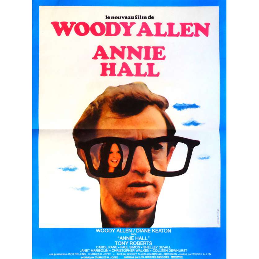 ANNIE HALL Movie Poster  15x21 in. French - 1977 - Woody Allen, Diane Keaton
