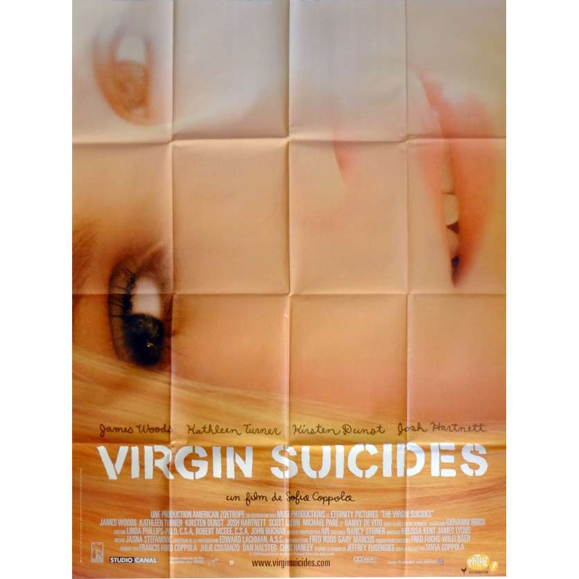 VIRGIN SUICIDES Movie Poster 47x63 in. French - 1999 - Sofia Coppola, Kirsten Dunst