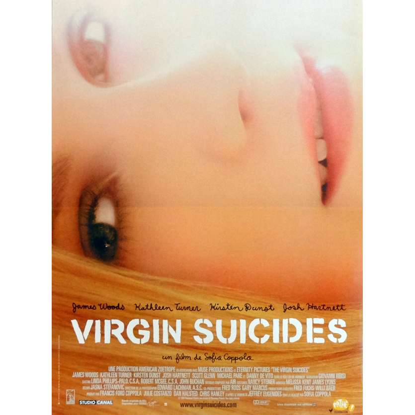 VIRGIN SUICIDES Movie Poster  15x21 in. French - 1999 - Sofia Coppola, Kirsten Dunst
