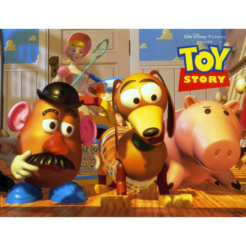 TOY STORY Lobby Card N4 9x12 in. French - 1995 - Pixar, Tom Hanks