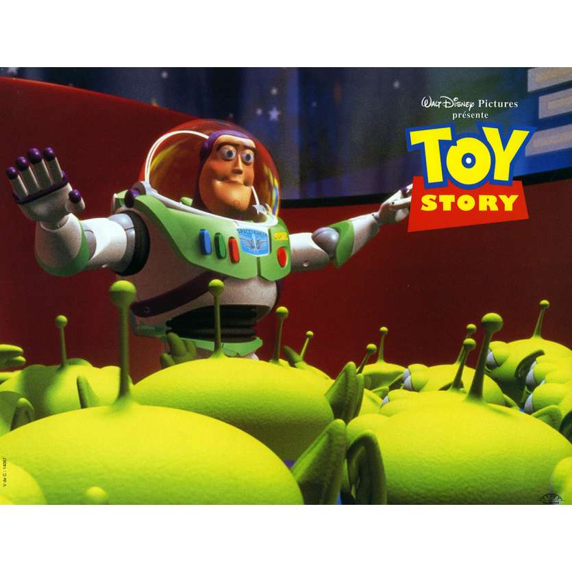 TOY STORY Lobby Card N3 9x12 in. French - 1995 - Pixar, Tom Hanks