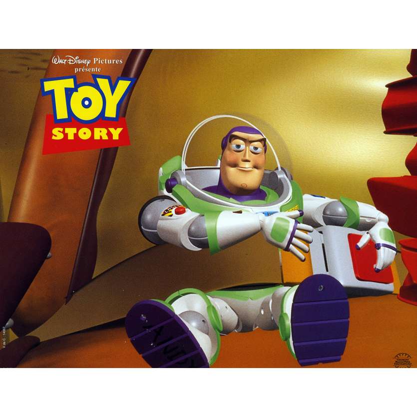 TOY STORY Lobby Card N2 9x12 in. French - 1995 - Pixar, Tom Hanks