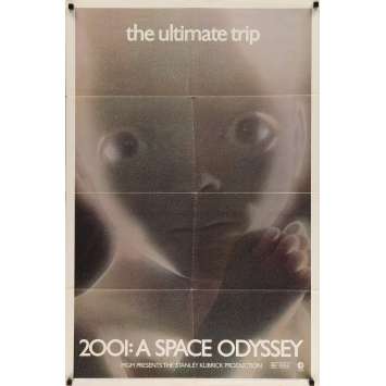 2001 L'ODYSSEE DE L'ESPACE Affiche de film 69x102 - R70's - Keir Dullea, Stanley Kubrick 2001 L'ODYSSEE DE L'ESPACE Affiche de film 69x102 - R70's - Keir Dullea, Stanley Kubrick