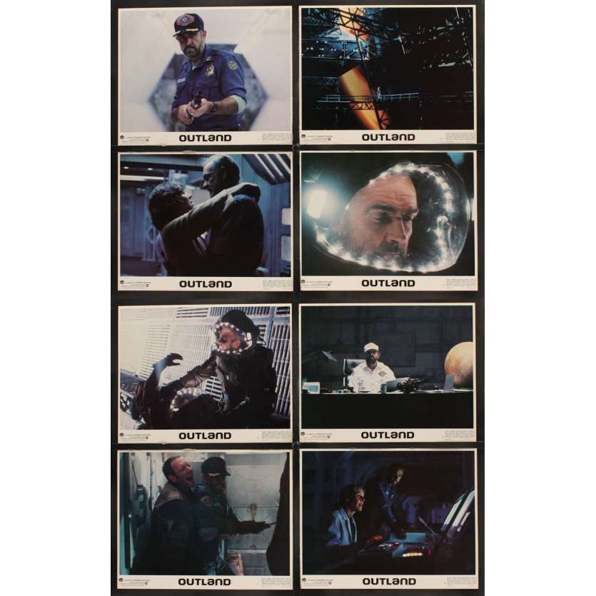 OUTLAND Sean Connery Lobby Cards (8) Scifi