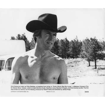 DOUX DUR ET DINGUE Photo de presse N5 20x25 cm - 1978 - Sondra Locke, Clint Eastwood