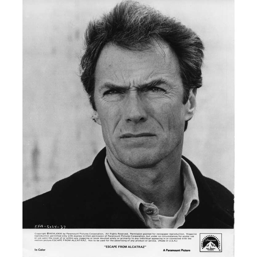 L'EVADE D'ALCATRAZ Photo de presse N1 20x25 cm - 1979 - Clint Eastwood, Don Siegel