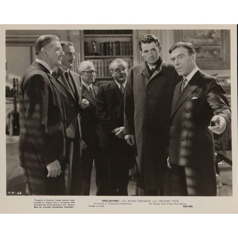 LA MAISON DU DOCTEUR EDWARDES Photo de presse N4 20x25 cm - R1949 - Ingrid Bergman, Alfred Hitchcock