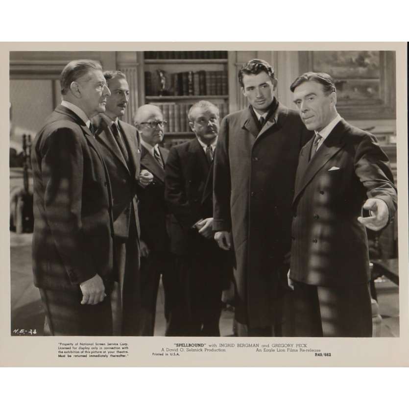 SPELLBOUND Movie Still N4 8x10 in. USA - R1949 - Alfred Hitchcock, Ingrid Bergman