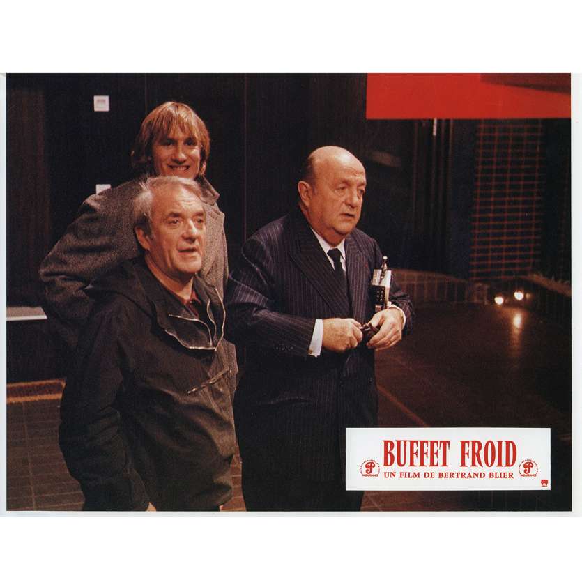 BUFFET FROID Lobby Card N6 9x12 in. French - 1979 - Bertrand Blier, Gérard Depardieu