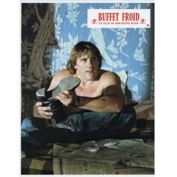 BUFFET FROID Lobby Card N9 9x12 in. French - 1979 - Bertrand Blier, Gérard Depardieu