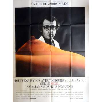 TOUT CE QUE VOUS AVEZ VOULU SAVOIR SUR LE SEXE Affiche de film 120x160 cm - 1973 - Gene Wilder, Woody Allen