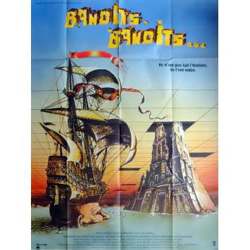 TIME BANDITS Movie Poster 47x63 in. French - 1981 - Terry Gilliam, Sean Connery