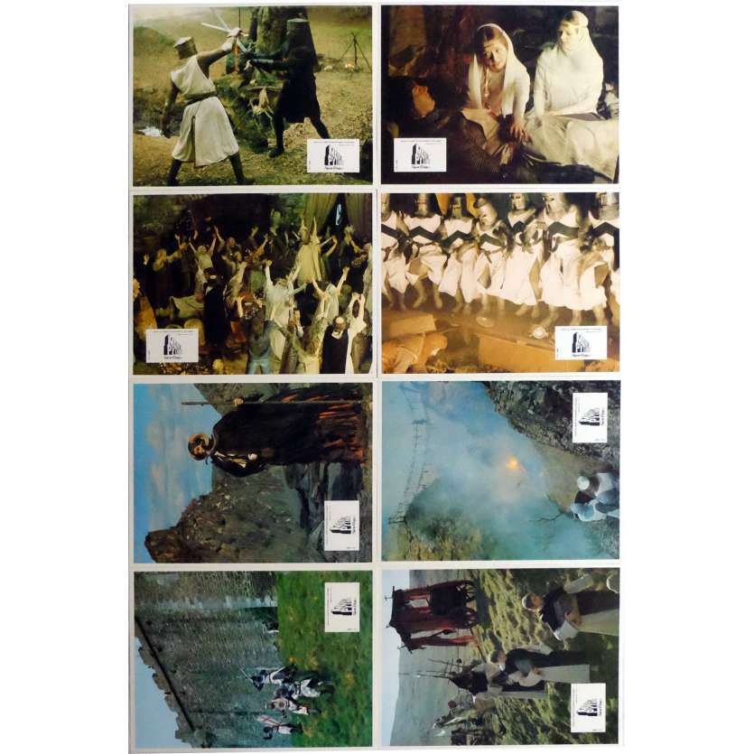 MONTY PYTHON SACRE GRAAL Photos de film x8 21x30 cm - 1975 - John Cleese, Terry Gilliam