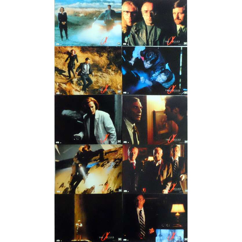 X-FILES Lobby Cards x10 9x12 in. French - 1998 - Rob Bowman, David Duchovny