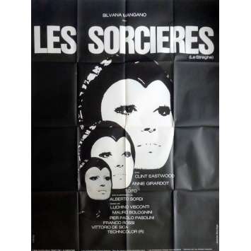 LES SORCIERES Affiche de film 120x160 cm - 1967 - Silvana Mangano, Pier Paolo Pasolini