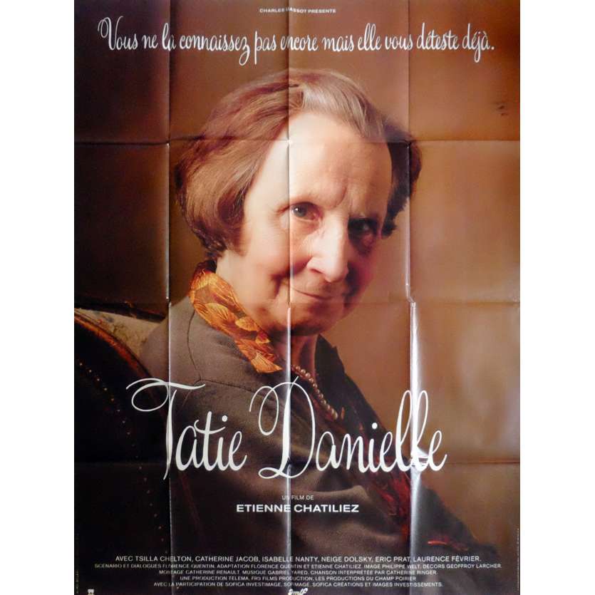 AUNTIE DANIELLE Movie Poster 47x63 in. French - 1990 - Etienne Chatillez, Tsilla Chelton