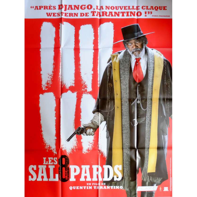 LES 8 SALOPARDS Affiche de film def. 120x160 cm - 2015 - Kurt Russel, Quentin Tarantino