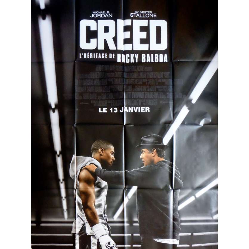 CREED Movie Poster 47x63 in. French - 2015 - Ryan Coogler, Sylvester Stallone