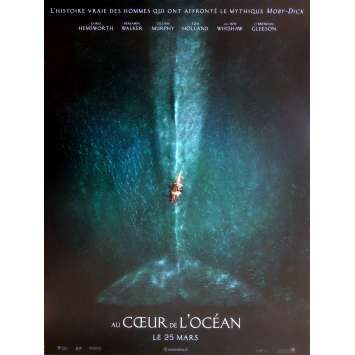 AU CŒUR DE L'OCEAN Affiche de film 40x60 cm - 2015 - Chris Hemsworth, Ron Howard