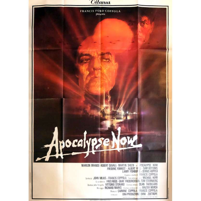 APOCALYPSE NOW Affiche de film Model. B 140x200 - 1979 - Marlon Brando, Francis Ford Copolla