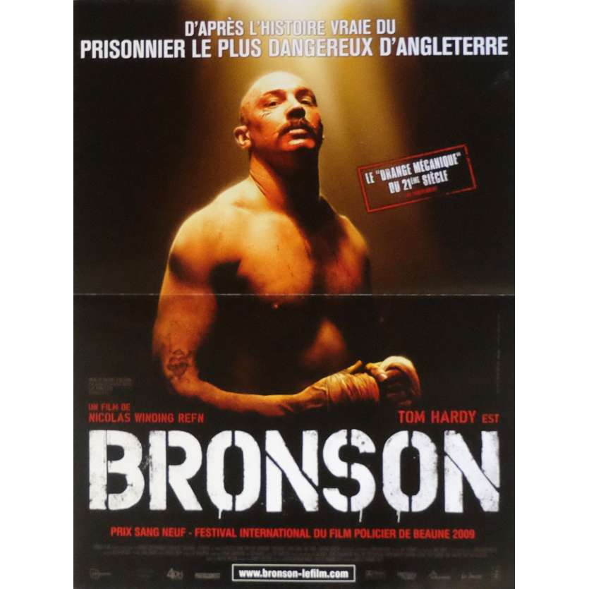 BRONSON Affiche 40x60 FR '08 Nicolas Winding Refn, Tom Hardy