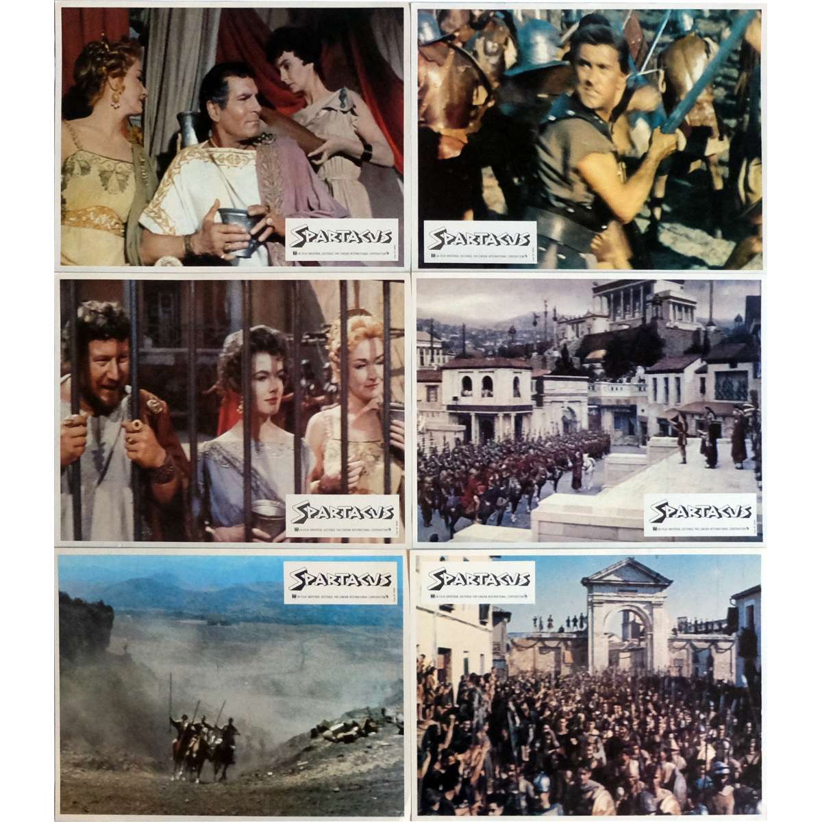 SPARTACUS Lobby Cards x61200 x 1200